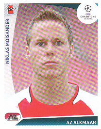 Niklas Moisander AZ Alkmaar samolepka UEFA Champions League 2009/10 #504